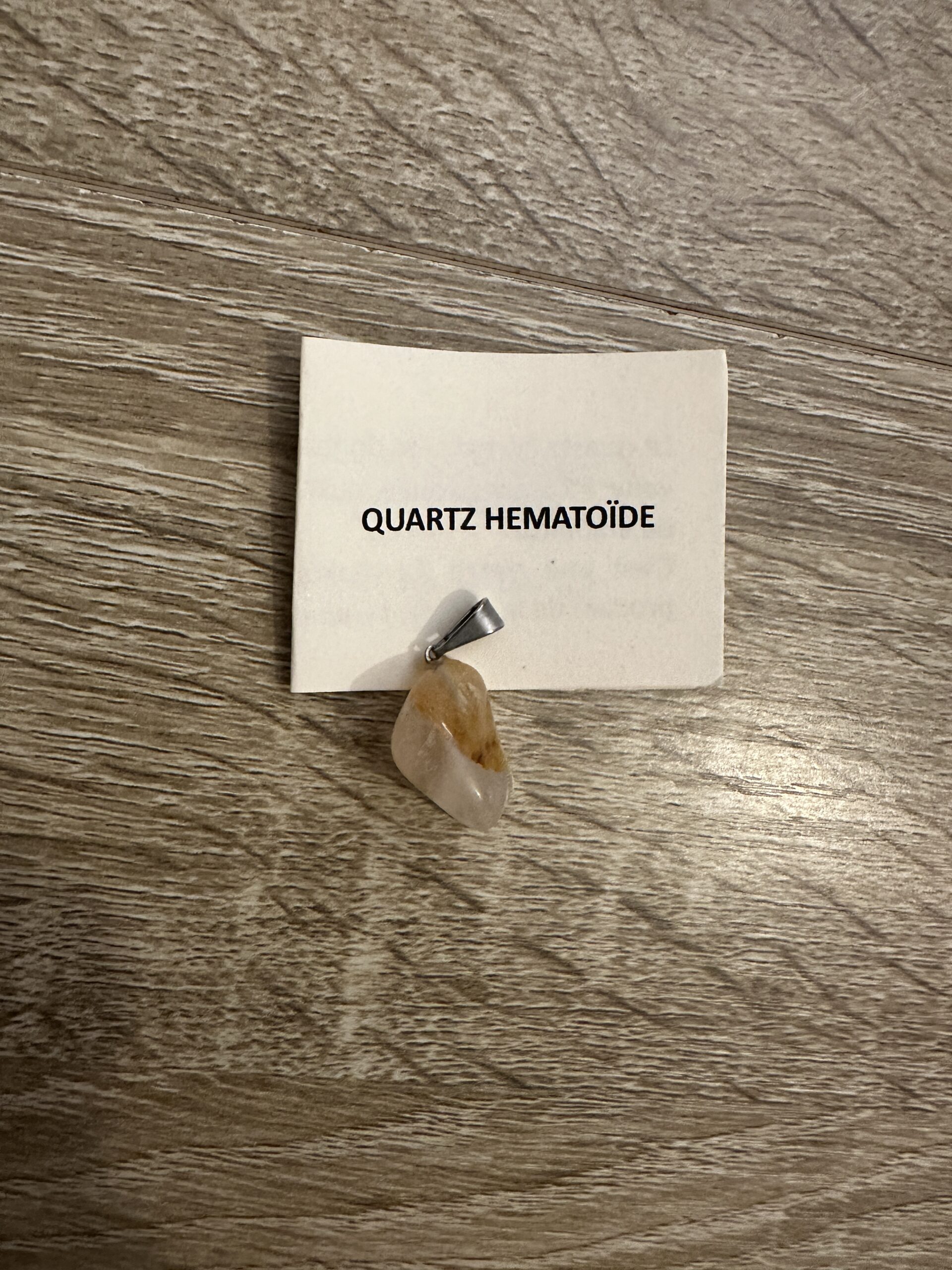 Quartz Hématoïde