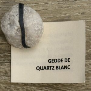 Géode de Quartz Blanc